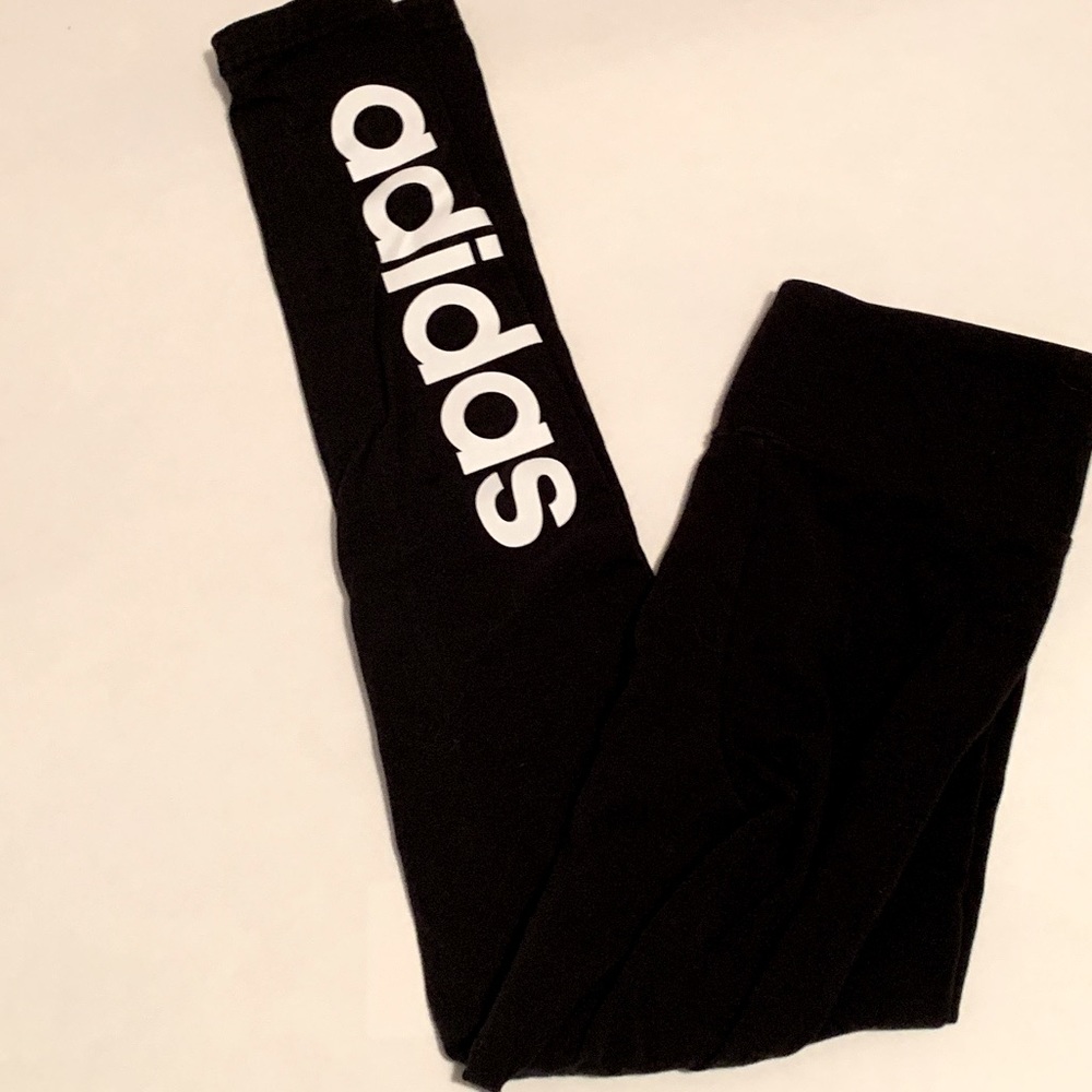 Women Adidas Logo high waisted leggings -Size S NWOT